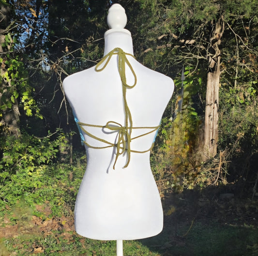 Crochet Mary Jane Halter Top