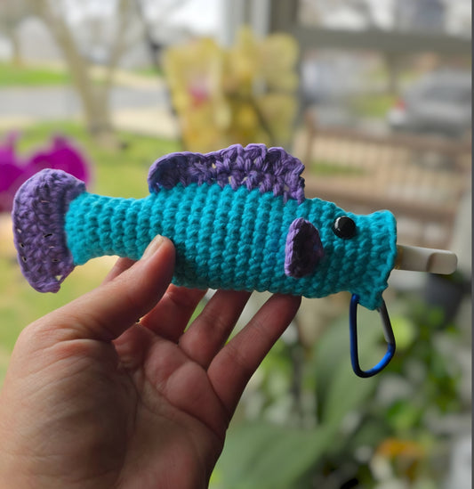 Penjamin / Pennifer Crocheted Puff Puff Pass Bass Vape Cart Holder