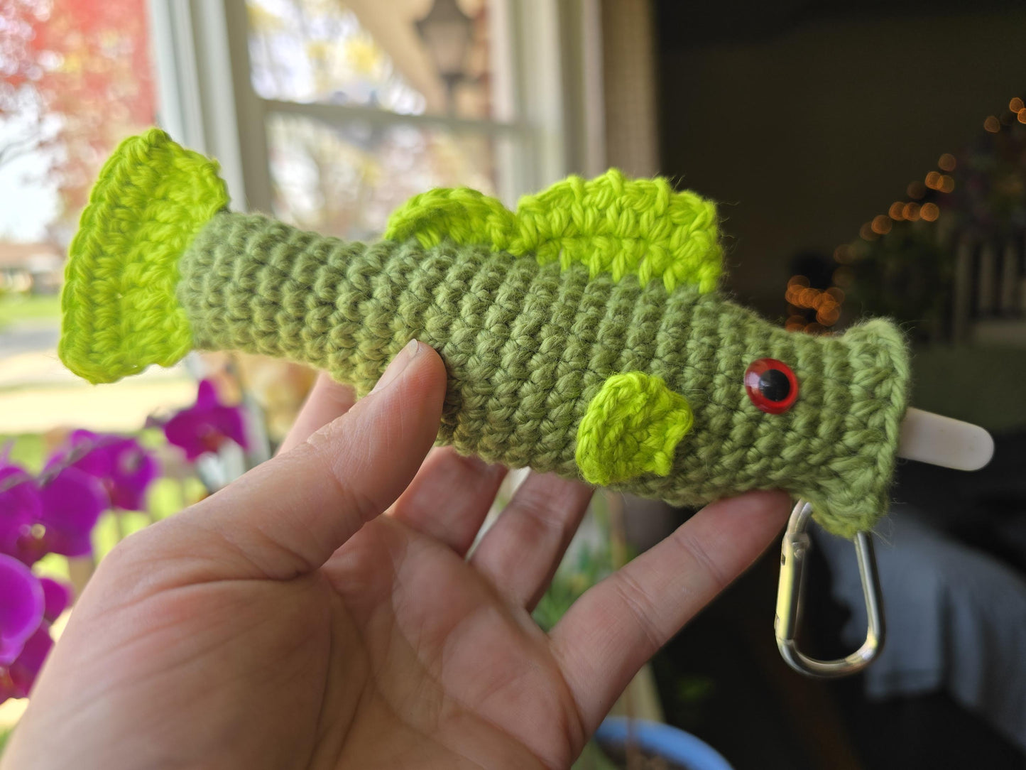 Penjamin / Pennifer Crocheted Puff Puff Pass Bass Vape Cart Holder! Discreet! Mary Jane Cannabis 420