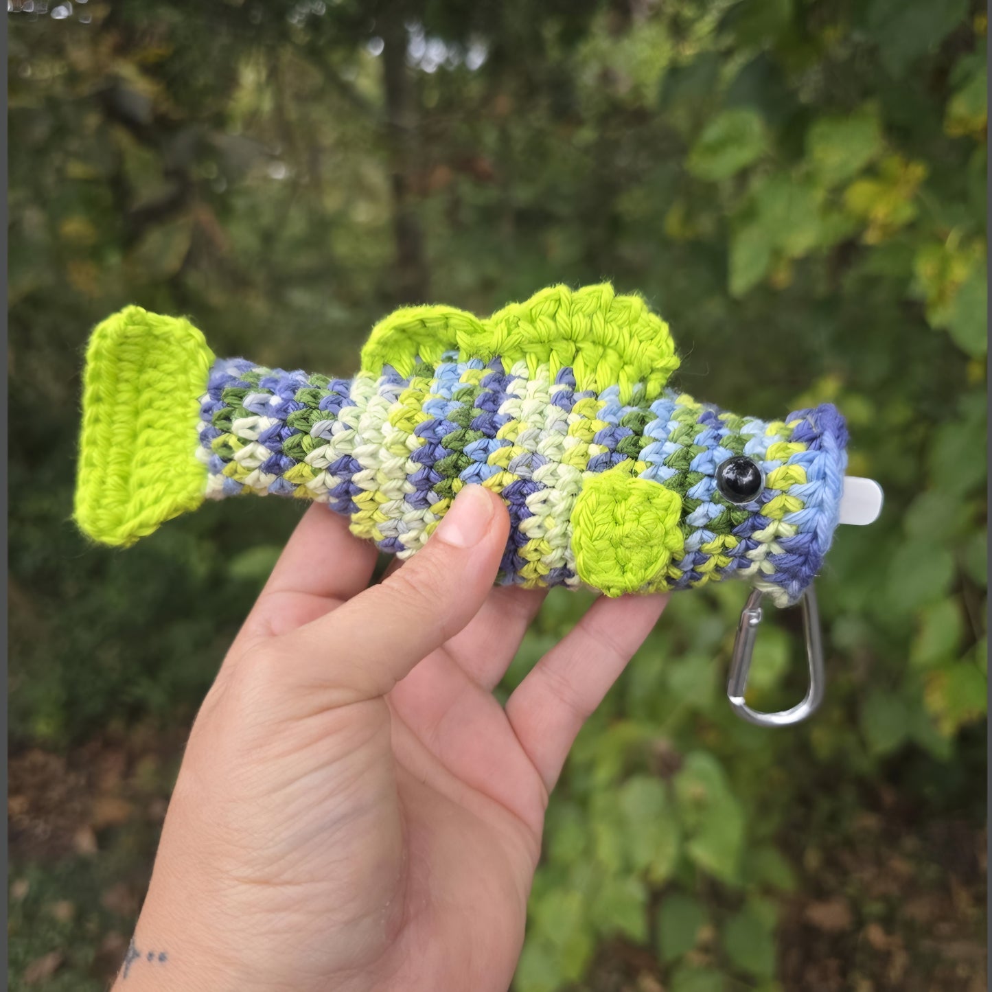 Penjamin / Pennifer Crocheted Puff Puff Pass Bass Vape Cart Holder!  Discreet! Mary Jane Cannabis 420