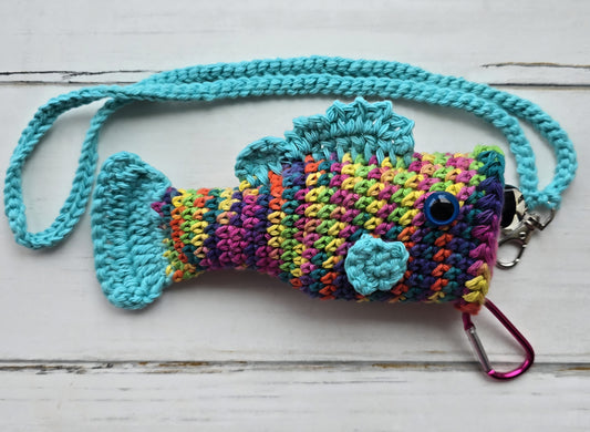 Penjamin / Pennifer Crocheted Puff Puff Pass Largemouth Bass Holder