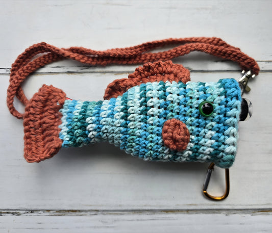 Penjamin / Pennifer Crocheted Puff Puff Pass Largemouth Bass Holder