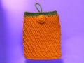Crocheted Kindle Sleeve: Pumpkin Design Cotton Tablet Cover