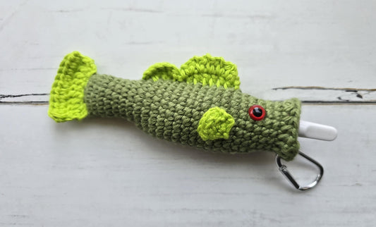 Penjamin / Pennifer Crocheted Puff Puff Pass Bass Vape Cart Holder!  Discreet! Mary Jane Cannabis 420
