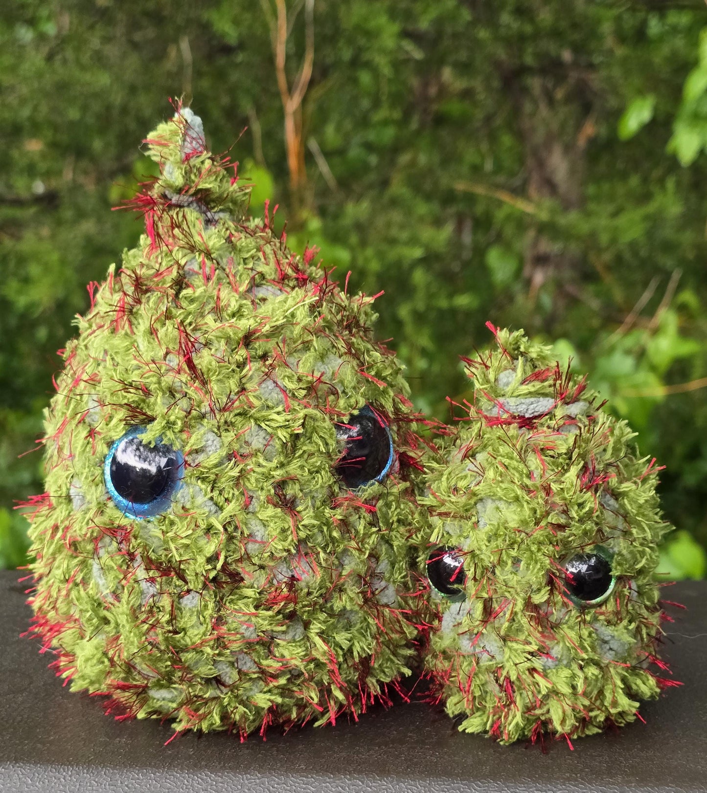 Crochet Nug Buddies: Fire OG & Lil’ Blaze - Fuzzy Stoner Plushie Duo