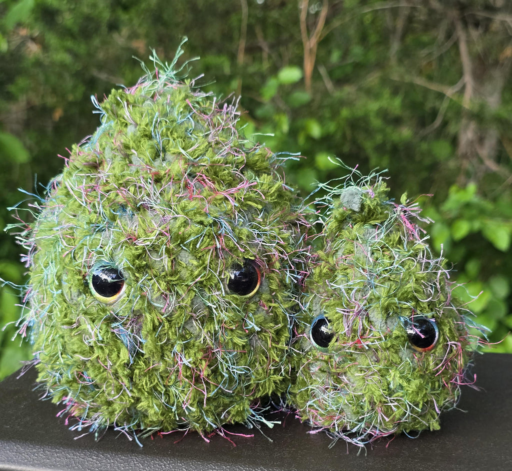 Papa Puff & Wee'd Baby– Weed Plushies for High Vibes Only! | 420 Stoner Gift | Cannabis Decor | Handmade Plush Set