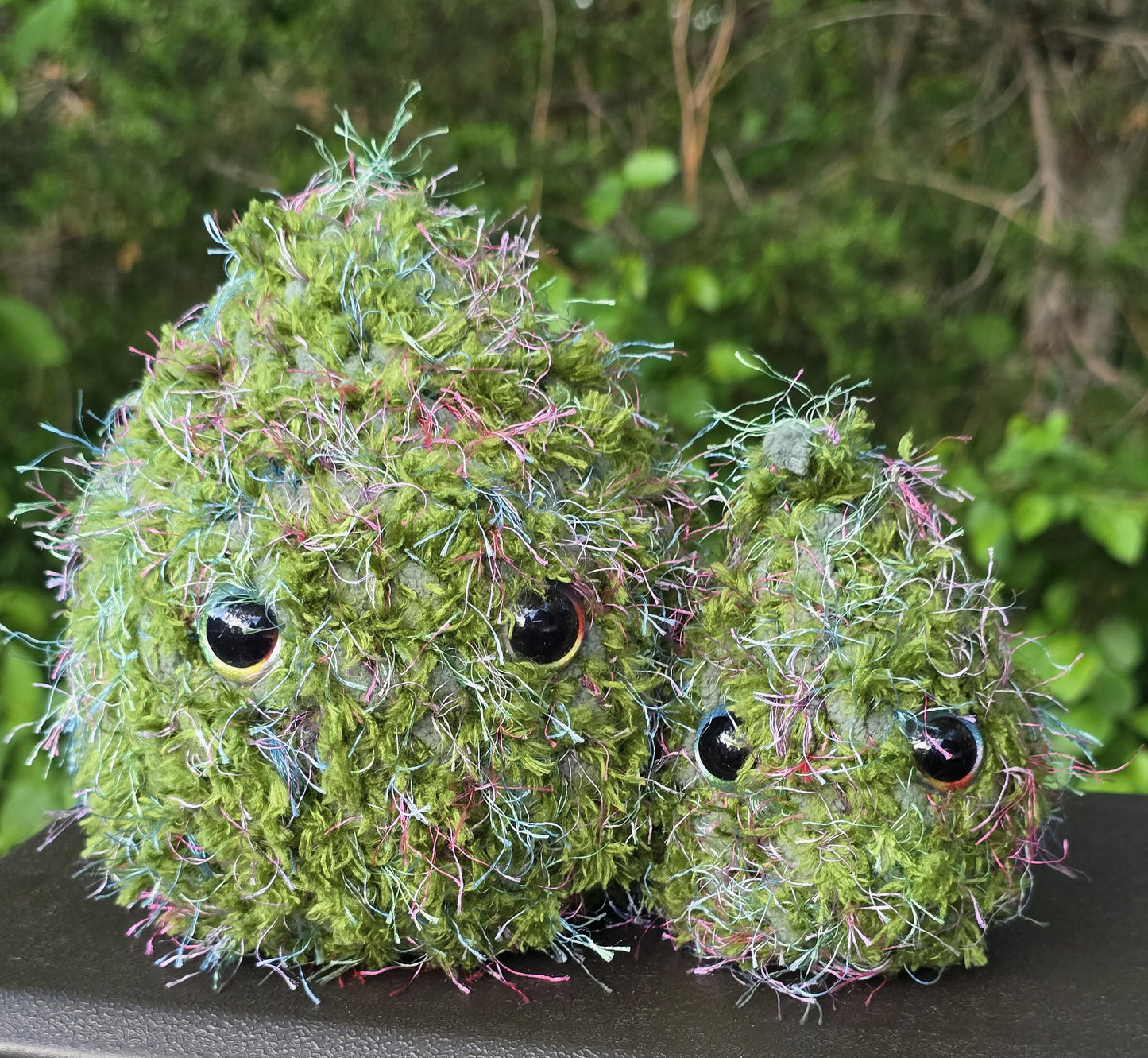 Papa Puff & Wee'd Baby– Weed Plushies for High Vibes Only! | 420 Stoner Gift | Cannabis Decor | Handmade Plush Set