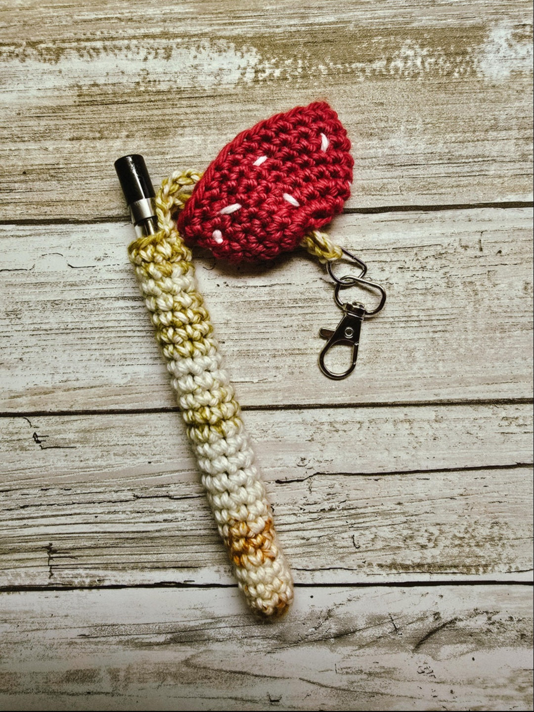 Crochet 🍄‍🟫 Mushroom 🍄 Vape Cart Holder